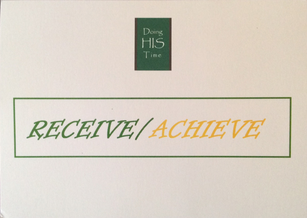 Cover image for “Receive / Achieve: The Gospel in Two Words”